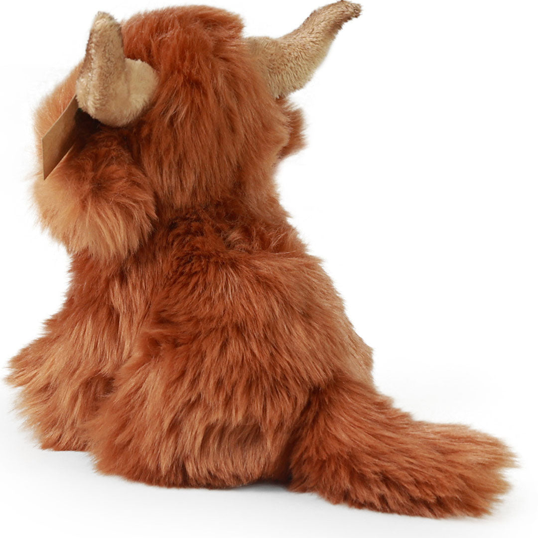 Rappa knuffelkoe schotse hooglander - 20 cm