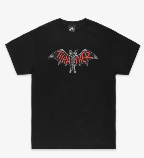 Thrasher Bat T-Shirt Ash