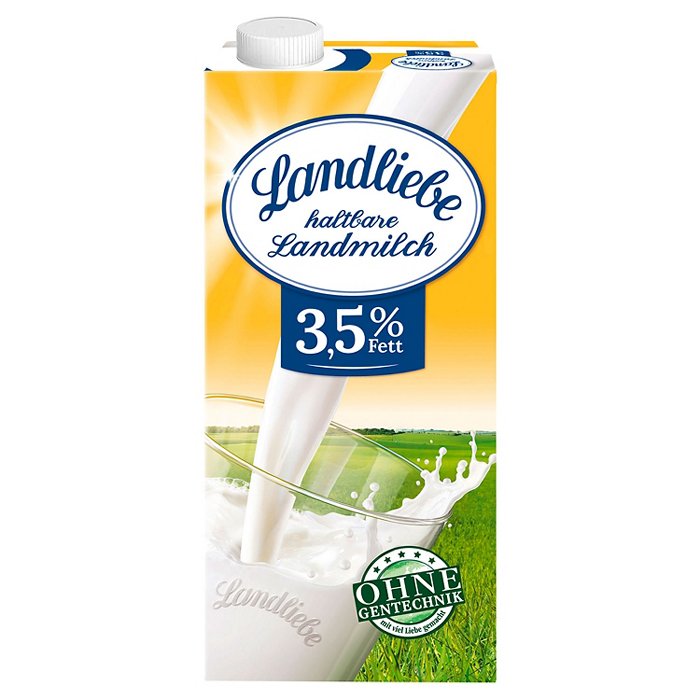 LANDLIEBE Haltbare Milch 3,5 %, 1 l