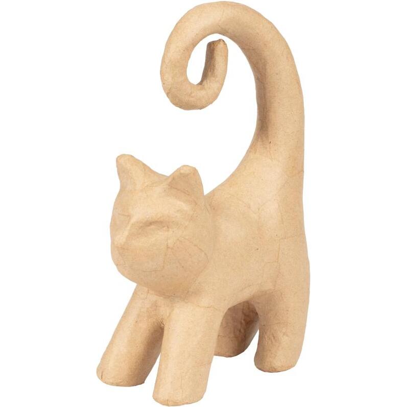 Chat naif avec longue queue 32cm - Kraft
