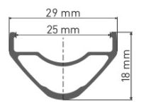 Jante DT Swiss XR 391 Disc 29'' Noir