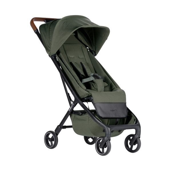 Dubatti Smart Buggy - E2 - Brown / Dark Grey | Regenhoes Buggy | Summer Seatliner | Bumper Bar Zwart
