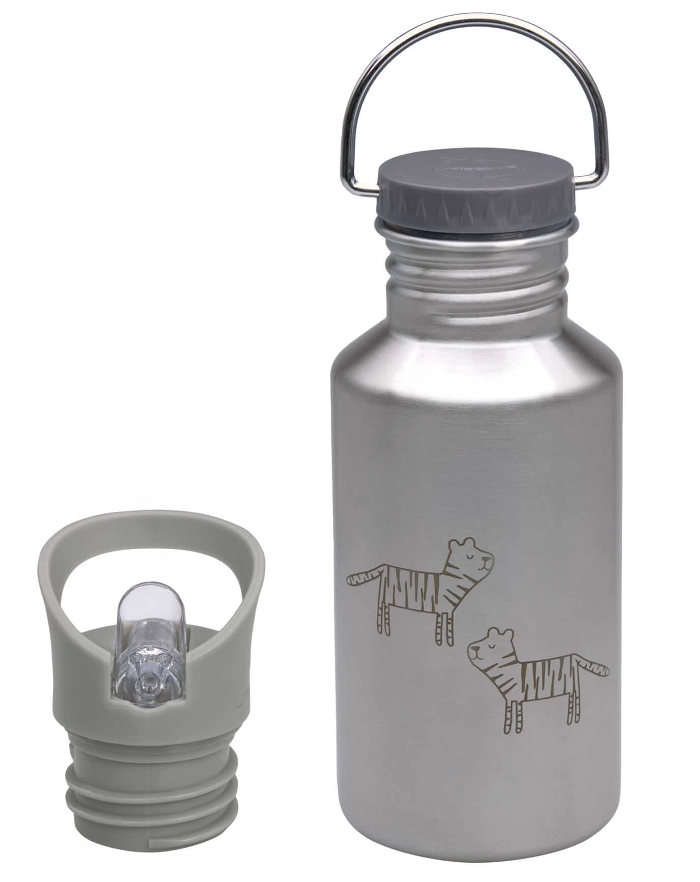 Trinkflasche STAINLESS STEEL - SAFARI TIGER