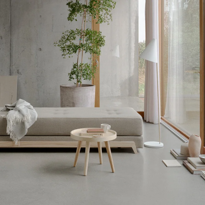 Softline - Alma Beistelltisch, large, Walnuss lackiert