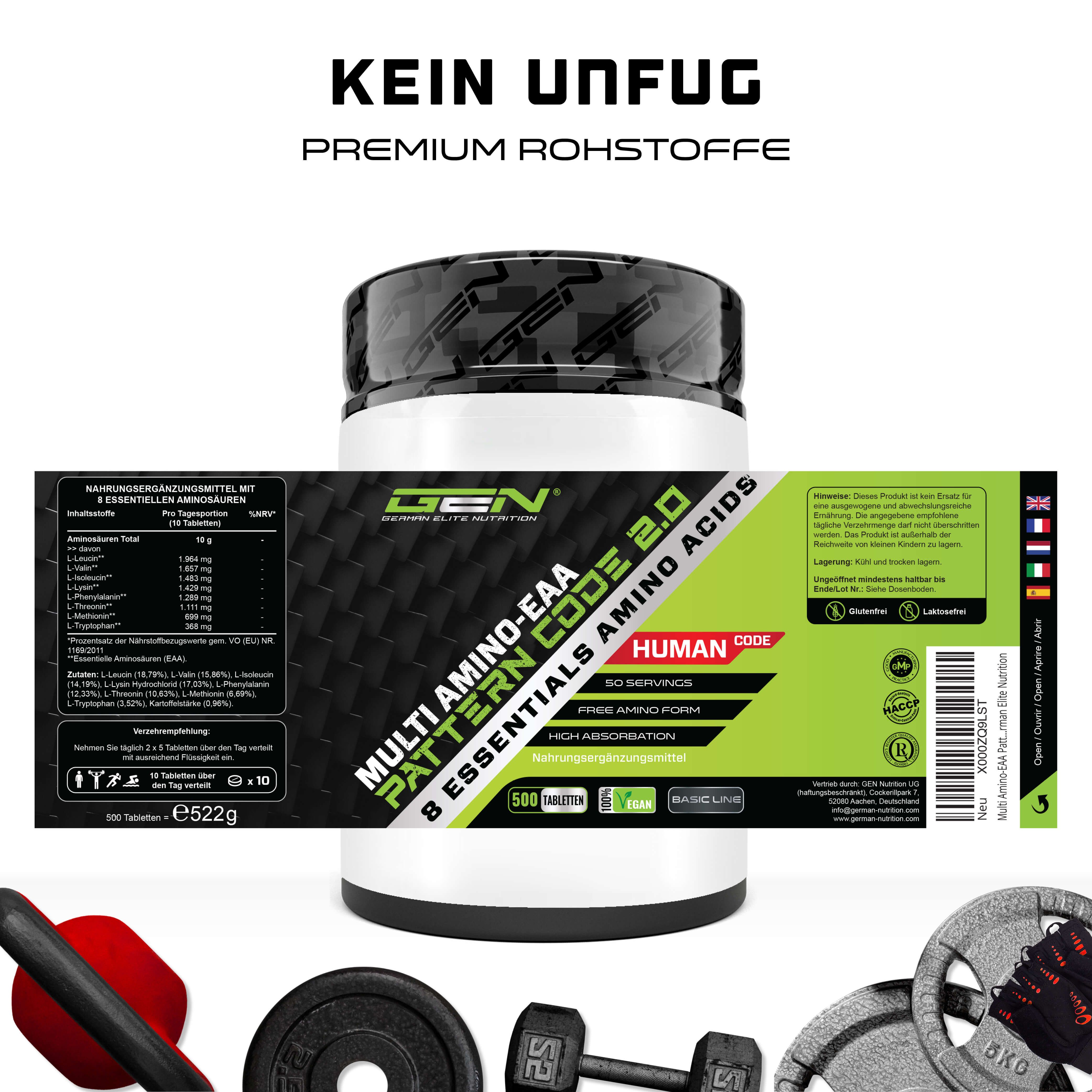GEN Multi Amino EAA Tabletten