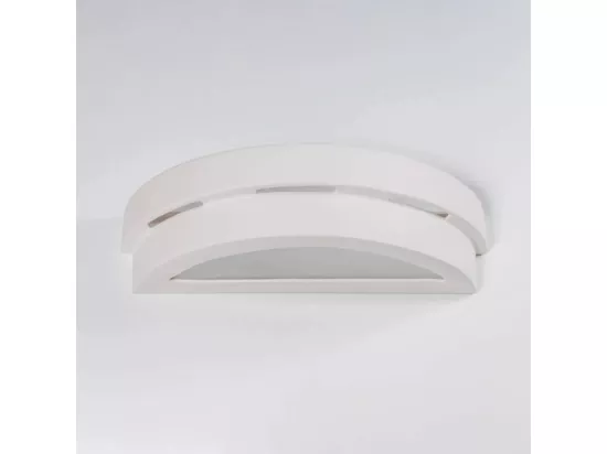 Sollux Applique murale à 1 ampoule en céramique blanche, E27