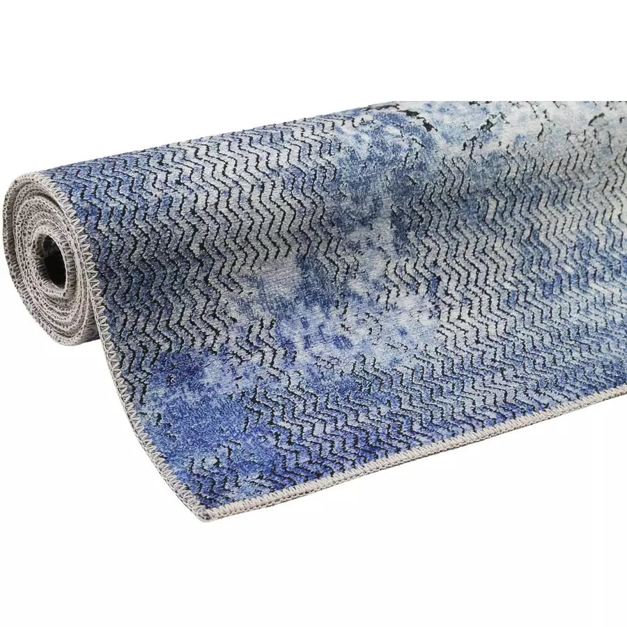 Wecon home Kurzflorteppich Radiate graublau