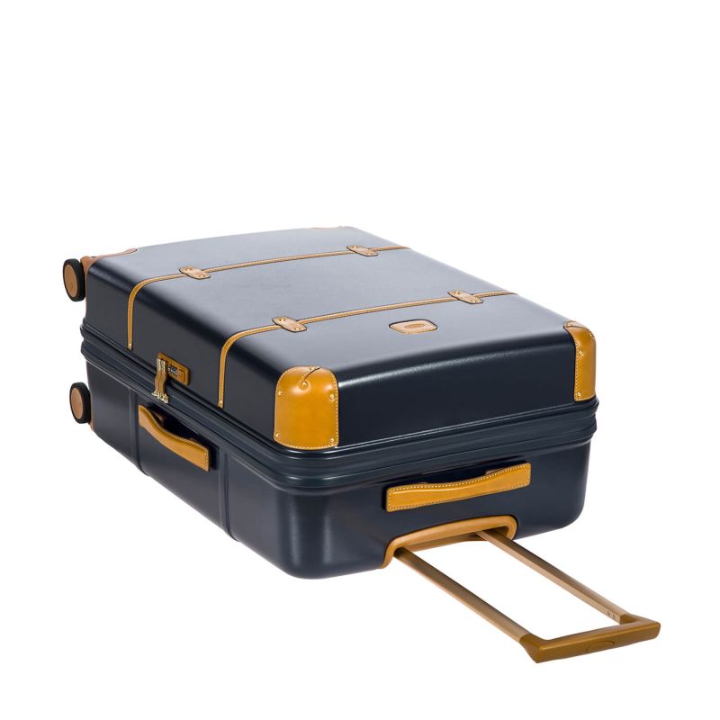 Valise rigide Bellagio 70.5 cm Bleu/Tabac