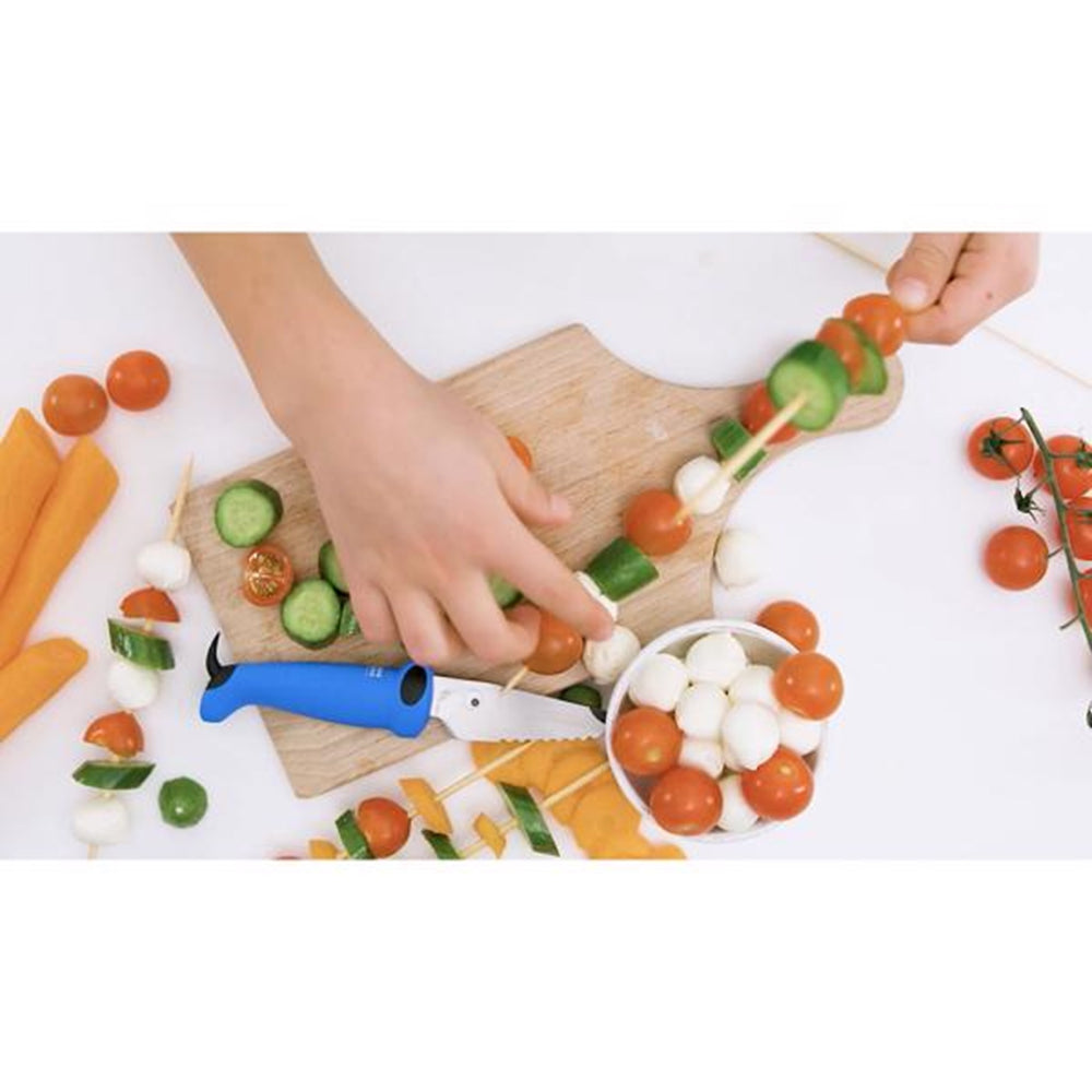 Børnekokkeknivsæt Grøn/Blå - Kinderkitchen