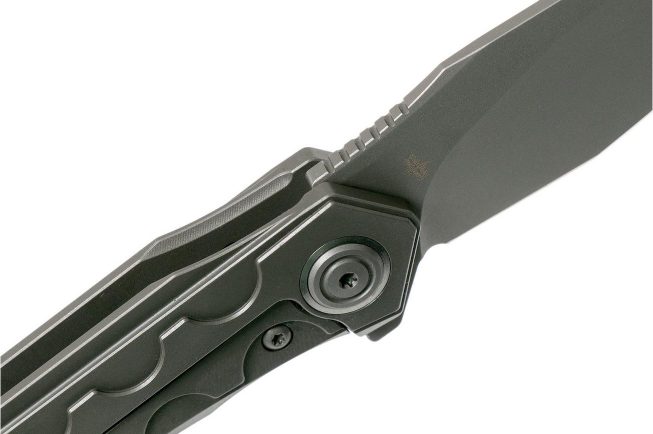 Bestech Samari BT2009A Titanium Grey zakmes, Kombou design