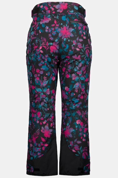 Skihose, Blüten, wasserdicht, Klettriegel, Schneefang