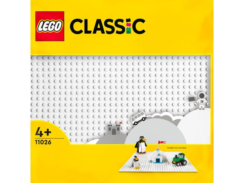 LEGO® Classic Weisse Bauplatte 11026 Bodenplatte zum Bauen, Spielen und Ausstellen!