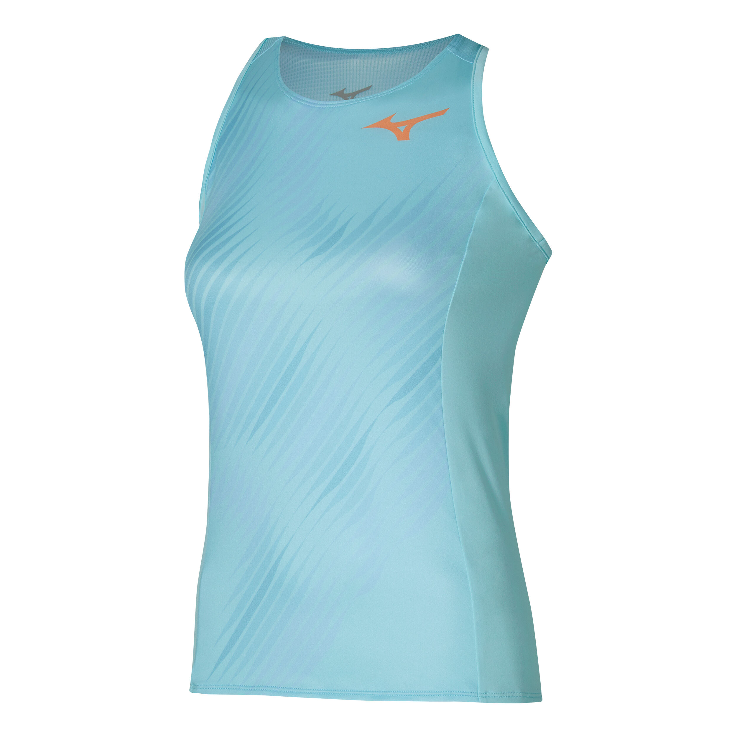 Mizuno Printed Débardeur Tank Top Femmes - Bleu , Orange