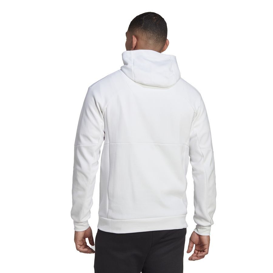 adidas Sweat à Capuche Designed for Gameday - Blanc/Bleu