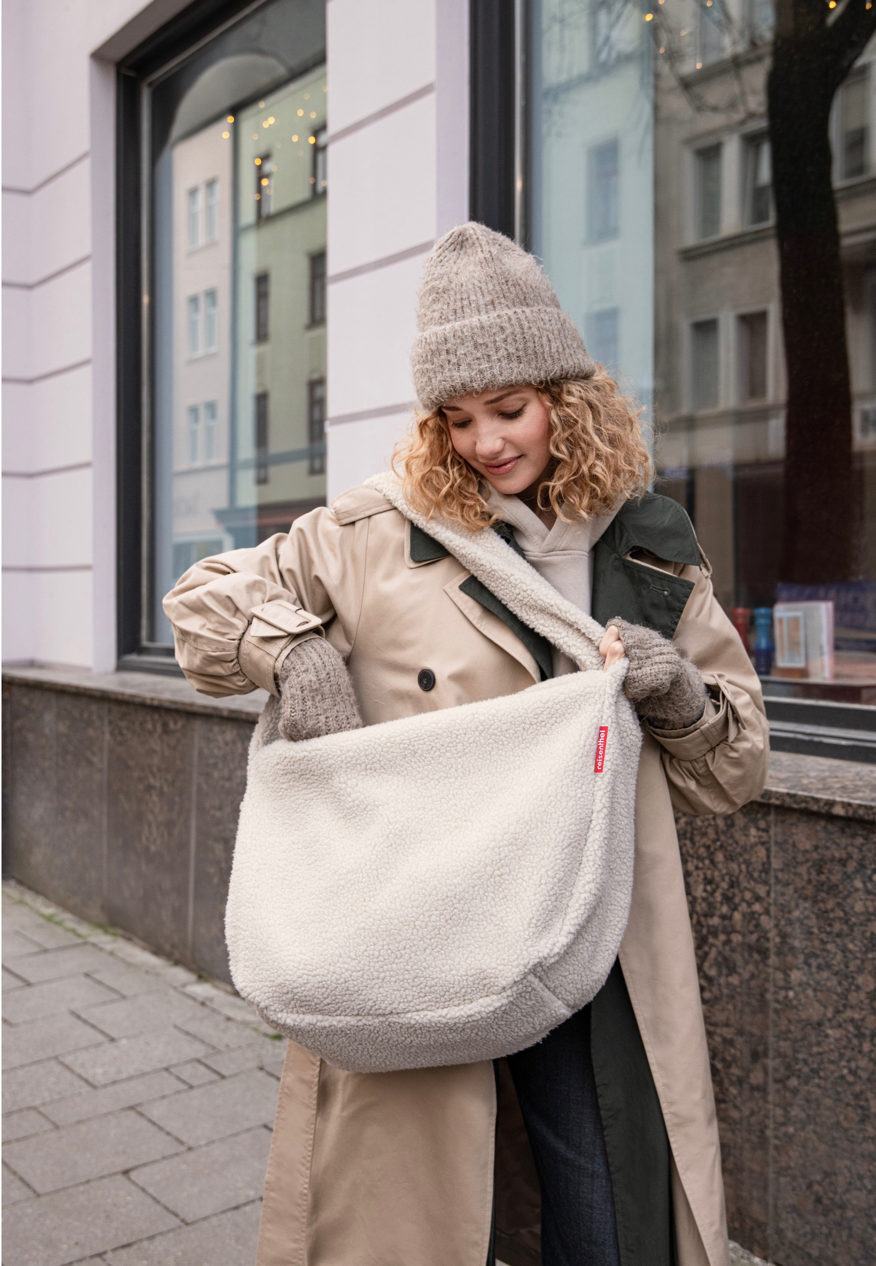 Moonbag Teddy Sand - Hobo Bag