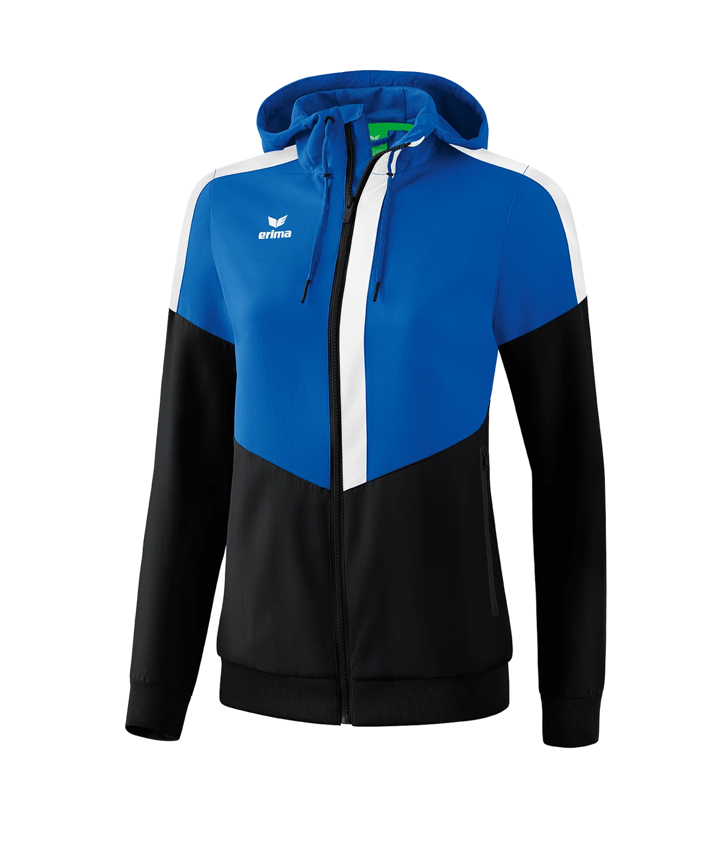 Erima Squad Präsentationsjacke Damen Blau Schwarz