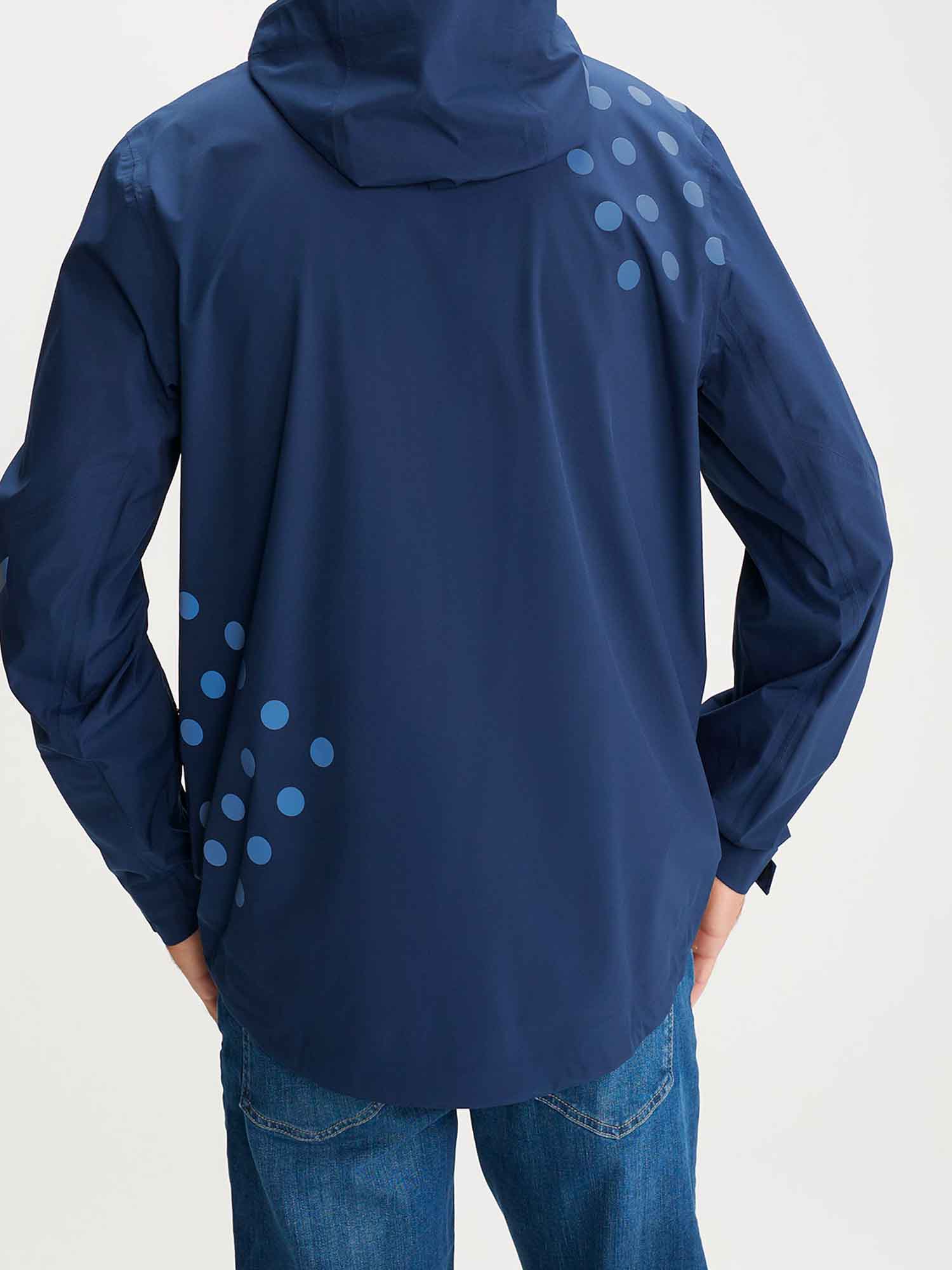 Veste Homme Longue Imperméable Bleue