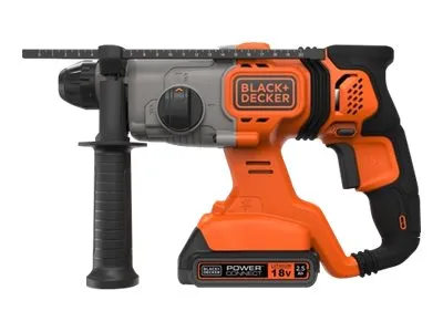 BLACK   DECKER cordless combination hammer BCD900E2K, 18Volt, rotary hammer