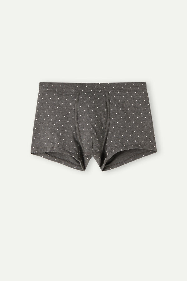 Cuecas Boxer de Algodão Elástico Supima® com Estampa de Bolinhas