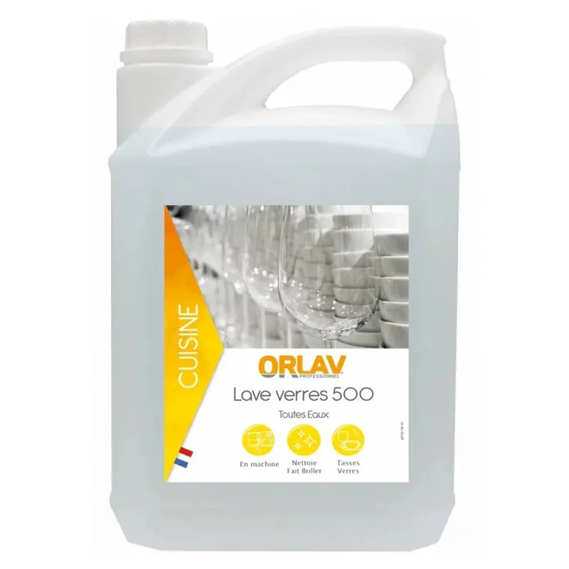 ORLAV - Nettoyant machine lave-verres 500 - 5L