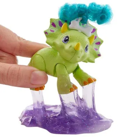 Mattel Cave Club Dinobaby Kristalle, Überraschungstiere mit Zubehör, 1 Stück, sortiert