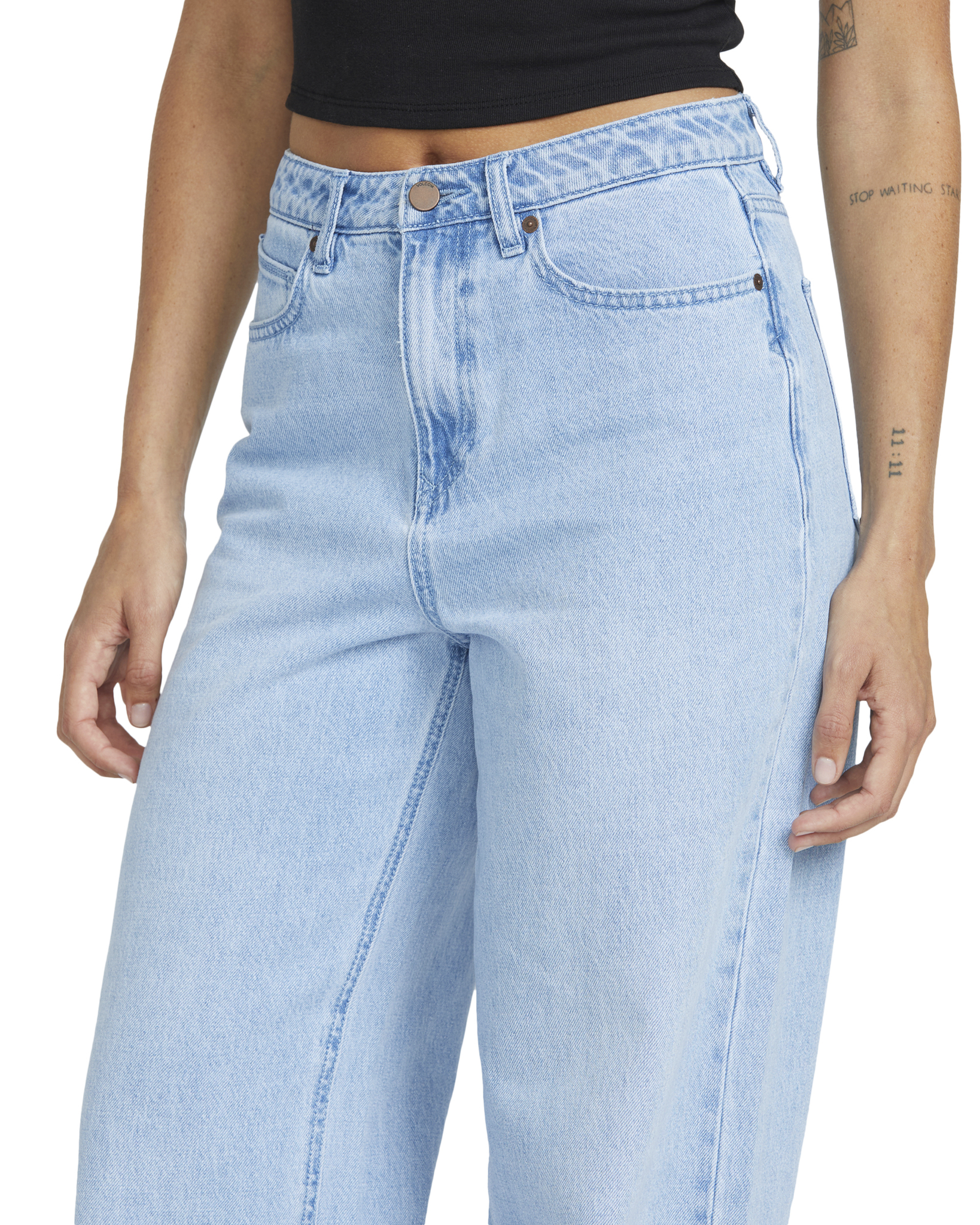 Volcom Stoned Boyfriend Hirise Blue Bird
