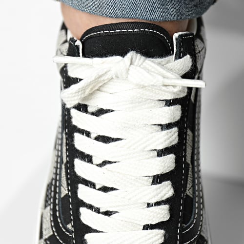 Baskets Old Skool CP5BM81 Stitch Checkerboard Black