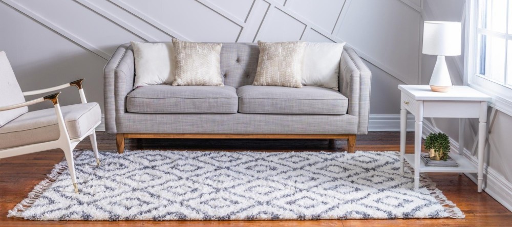 Teppich TOP SHAG 2 - elfenbein - 244x152 cm