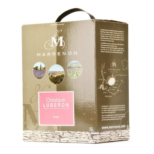 Marrenon Classique vin Rosé AOC Lubéron en Bib