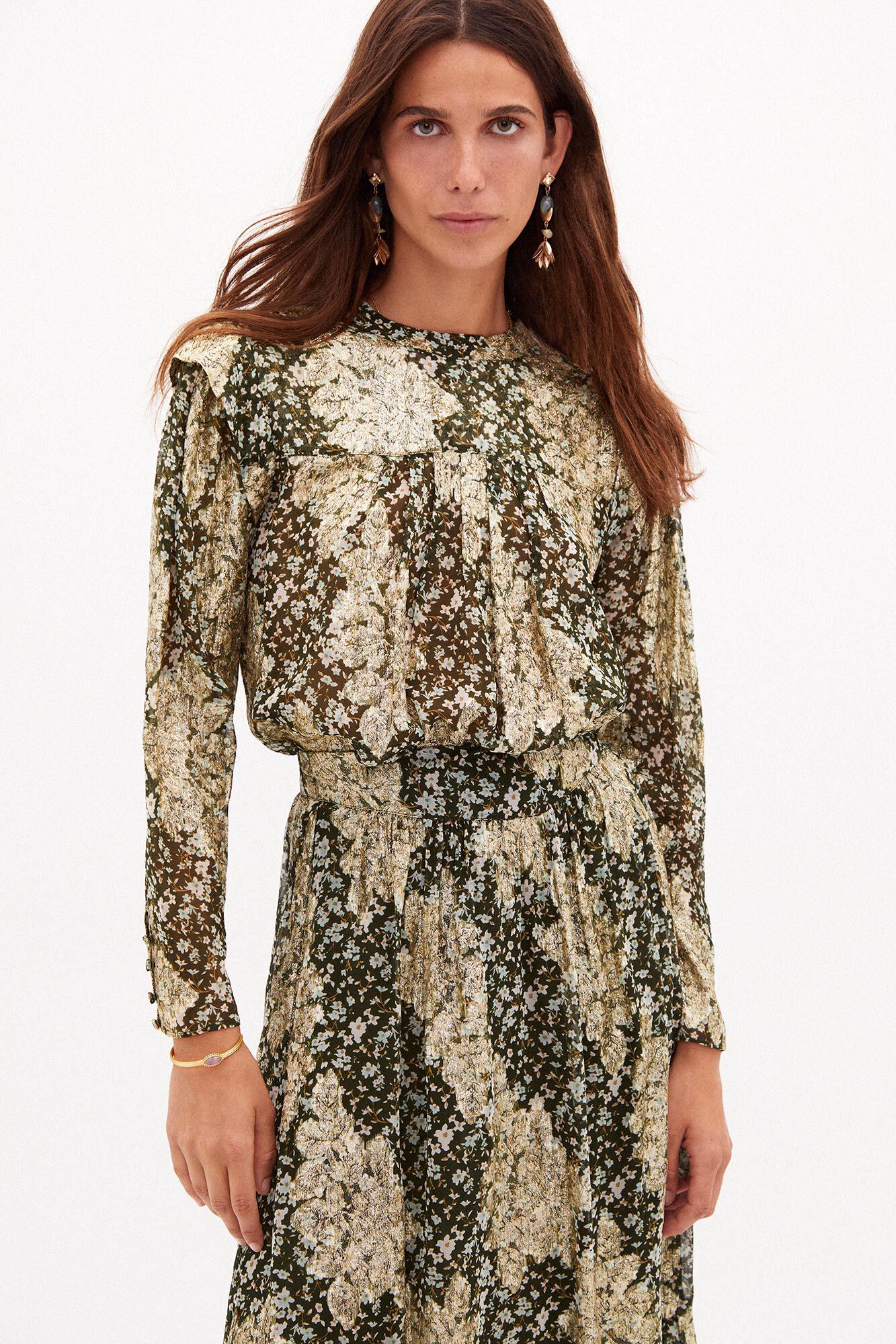 Blusa Amira Flowy com estampa - Várias opções