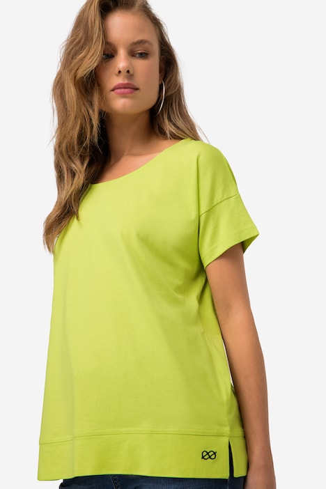 T-Shirt, oversized, Rundhals, Halbarm