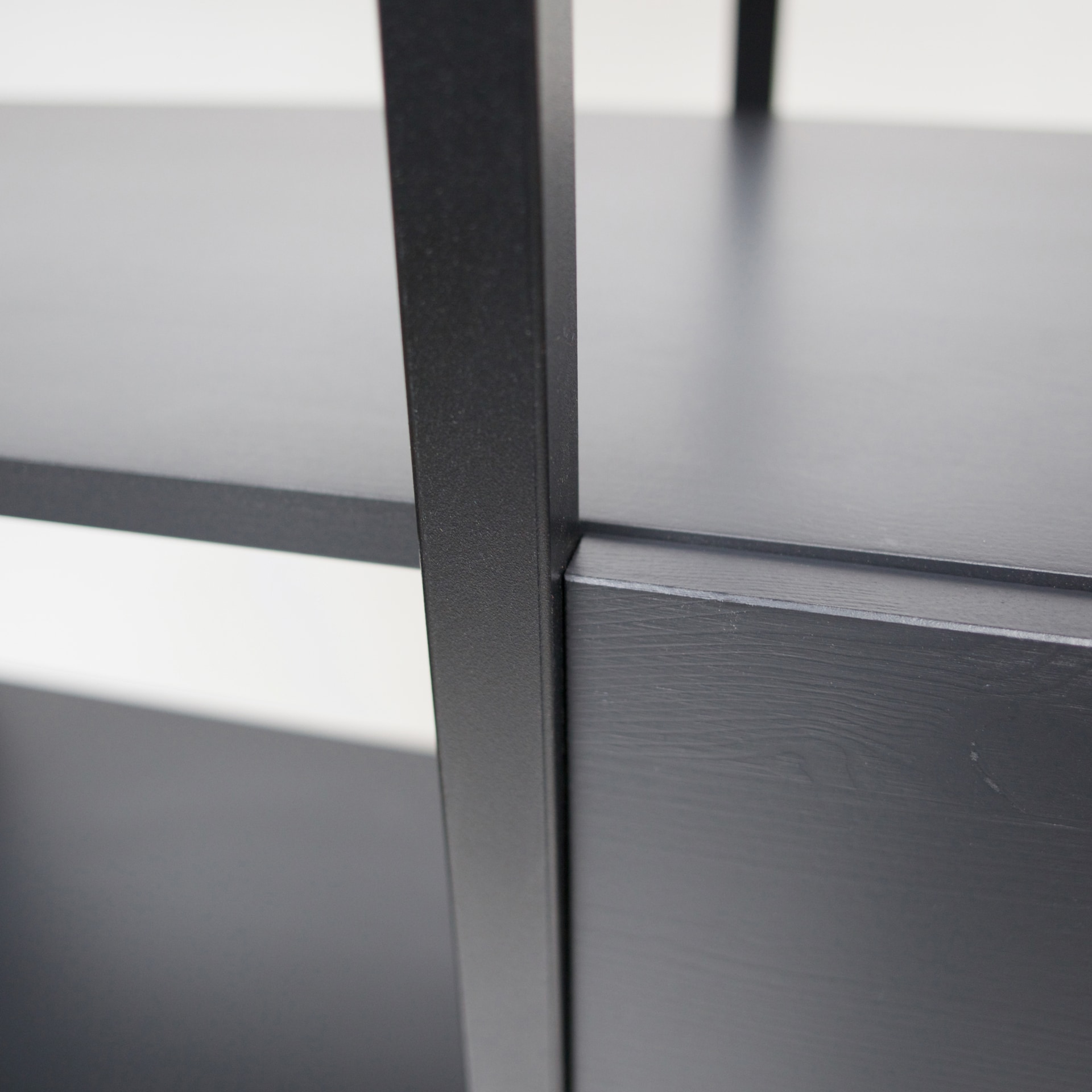 Regalschrank LEGACY 123 x 220 cm mattschwarz