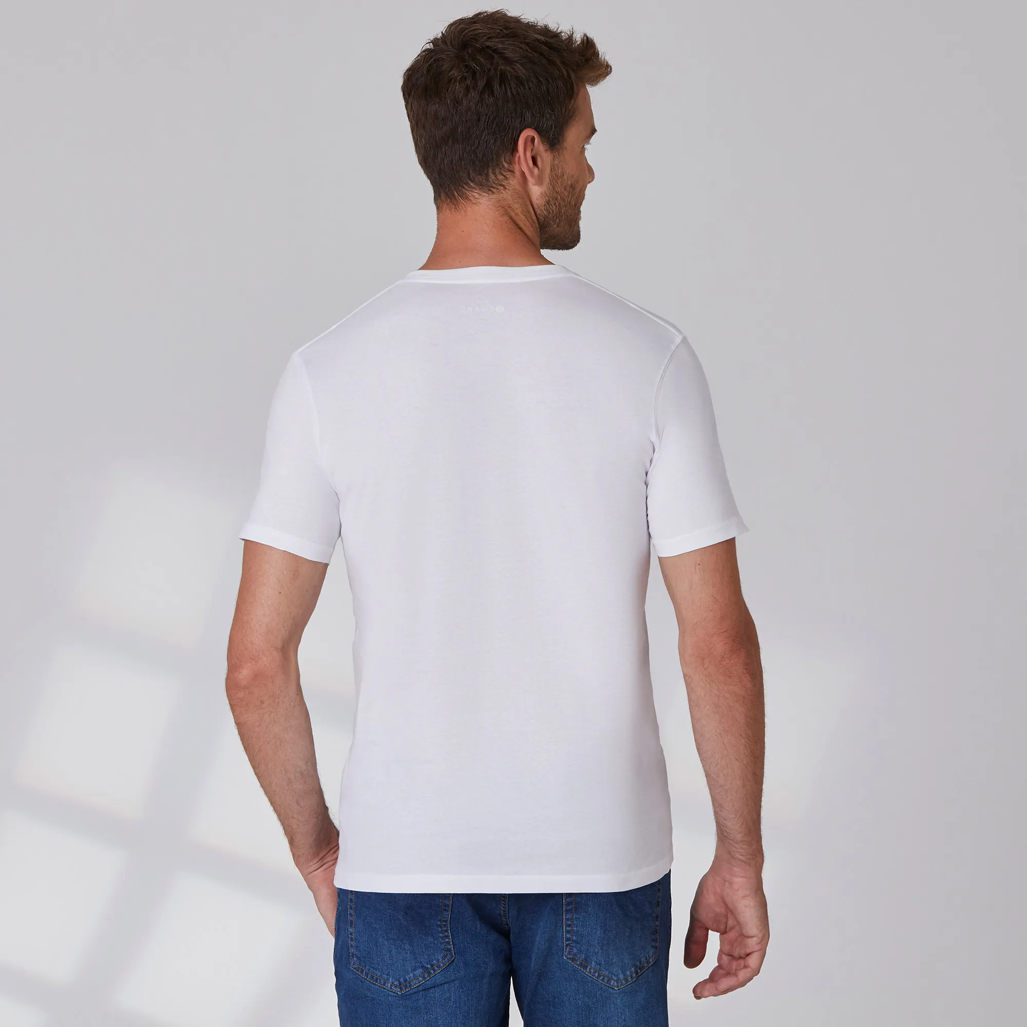 Herren-T-Shirt mit V-Ausschnitt, 2er-Pack