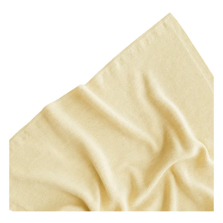 Hvid Couverture Felix Laine Mérinos | Jaune pâle