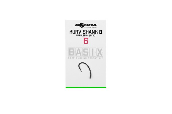 Korda Basix Hameçon carpe Kurv sans ardillon (10 pièces)