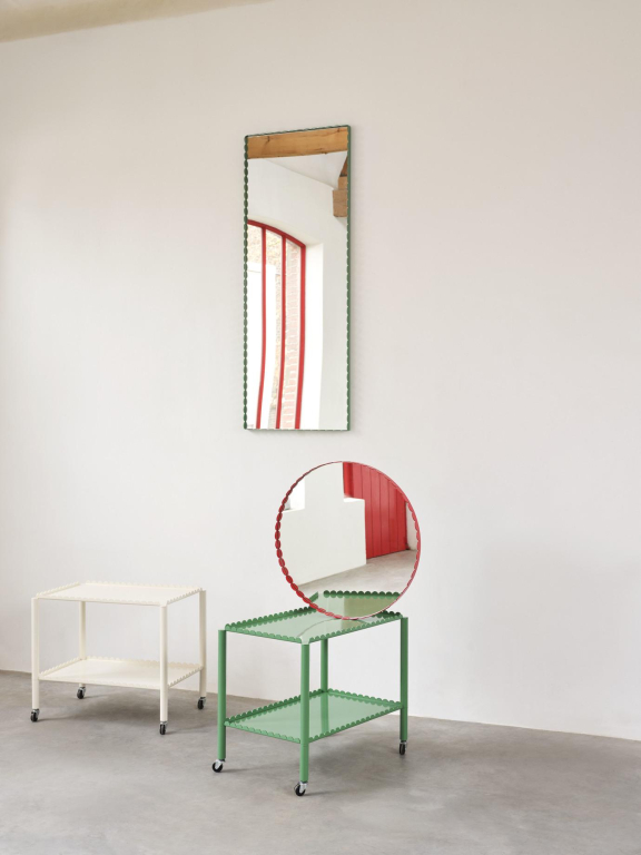 Hay Arcs trolley low Soft Jade