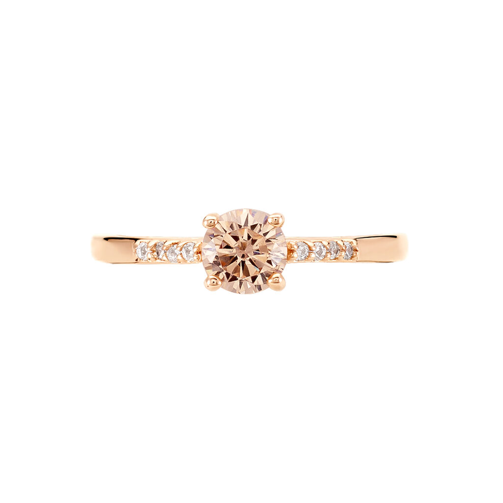 Bague Rio Argent Rose Oxyde De Zirconium