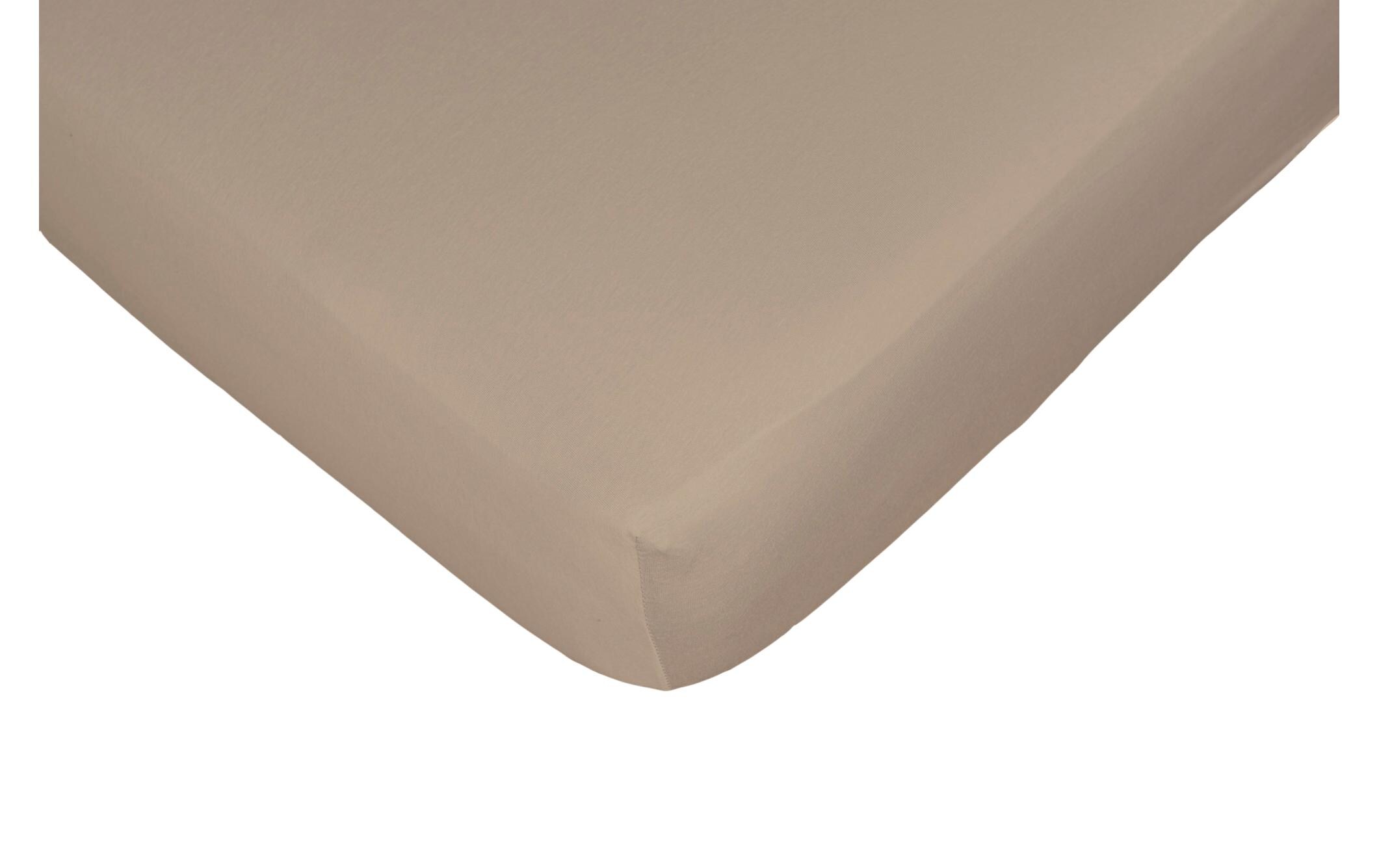 Fixleintuch Nela 140-160 x 200 cm, BeigeStretchline-Fix Bettbezug