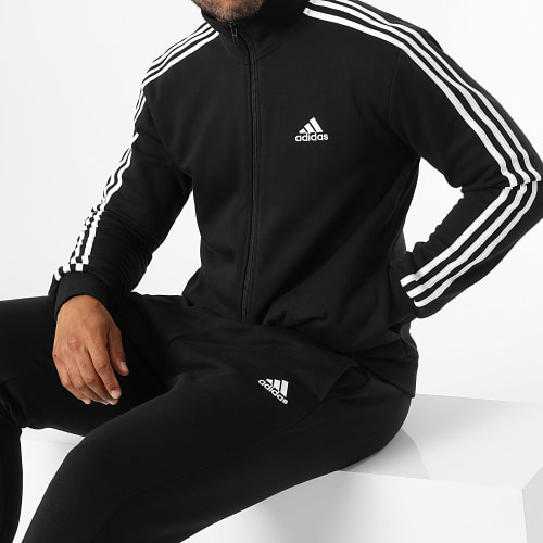 Ensemble De Survetement A Bandes 3 Stripes IJ6067 Noir