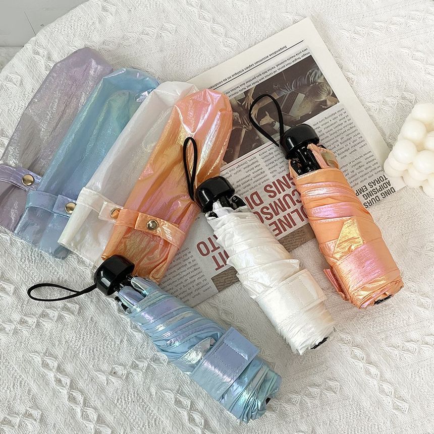 Fenmo - Compacte paraplu met effen glitter