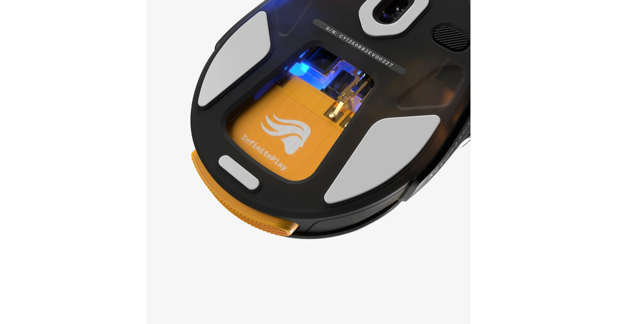 GloriousModel O 3 Wireless gaming muis  (Zwart (mat), Tot 30.000 dpi, RGB, USB / 2.4 GHz / Bluetooth)