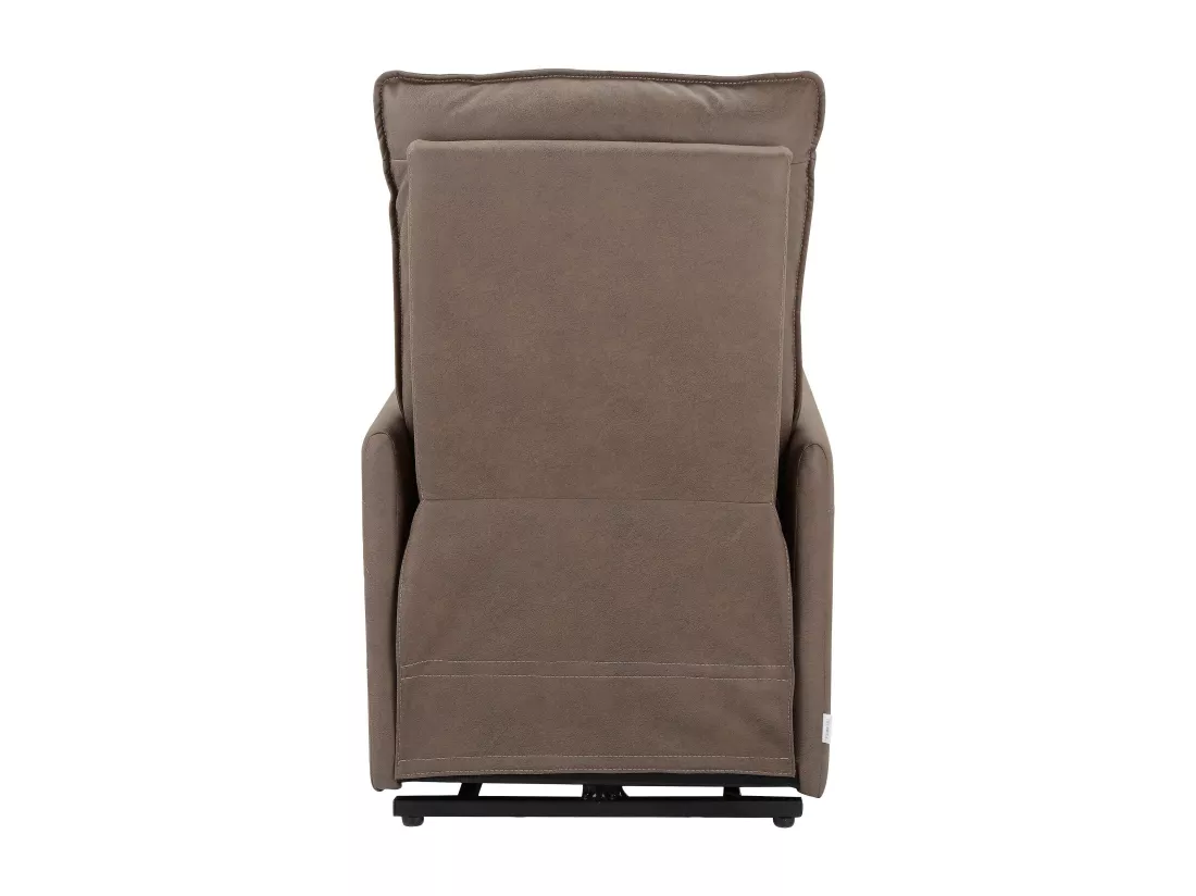 Marko | Fauteuil inclinable électrique et relevable en PU cappucino