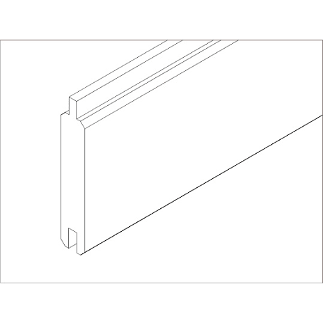 HORTUS hegnsprofil til plankehegn 2,2 x 12 x 200 cm