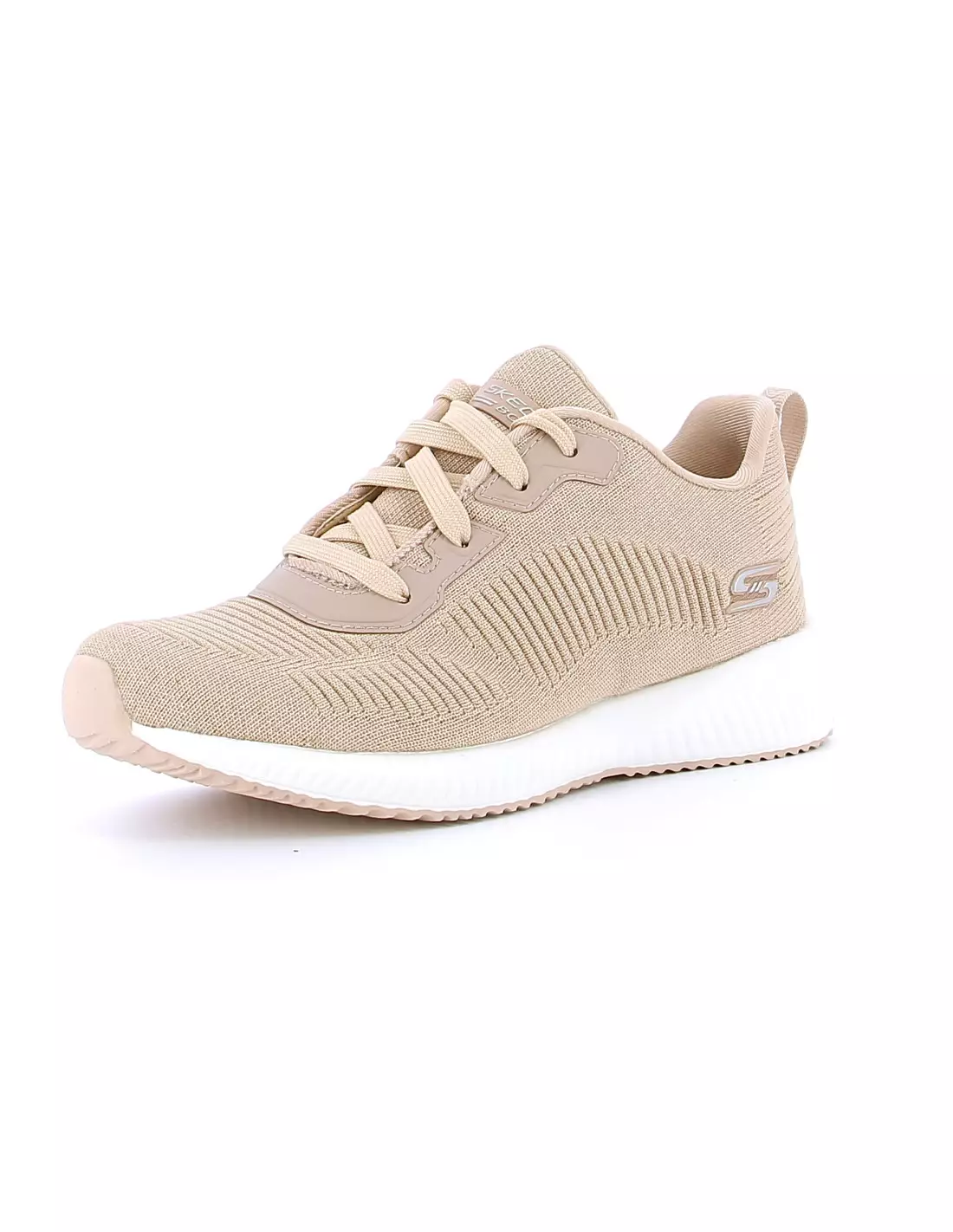 SKECHERS BOBS SPORT SQUAD - Baskets LT.PINKSPARKLEENGINEEREDKNIT