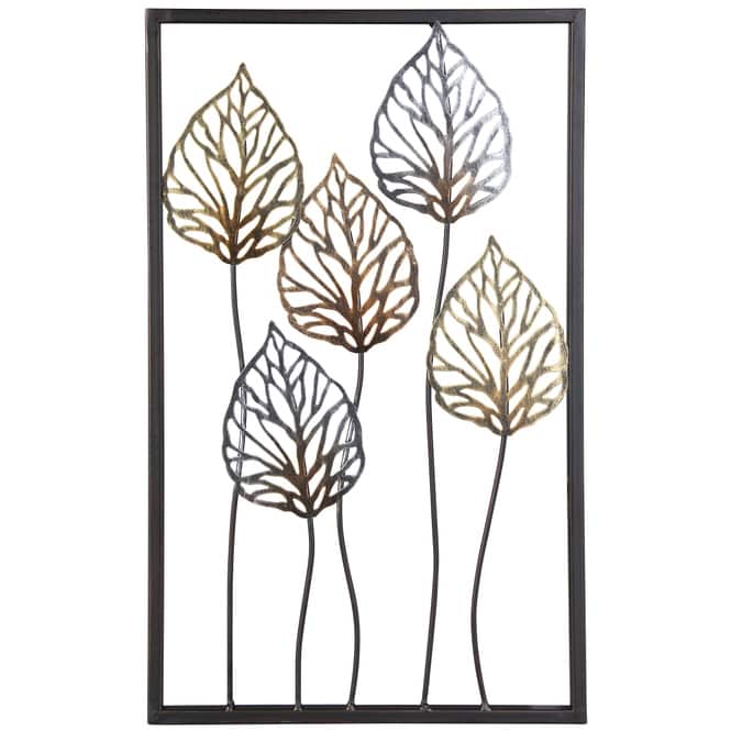 Wanddeko - Anthurienblätter - 30 x 1,5 x 50 cm
