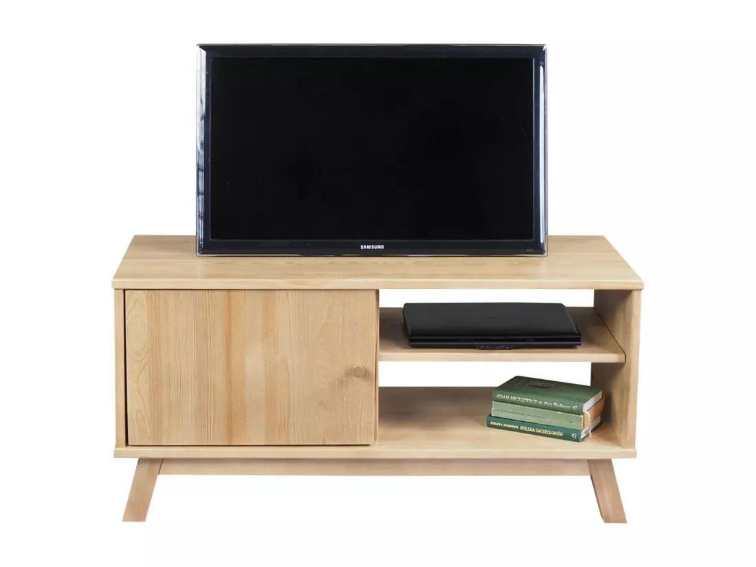 Armoire RTV en bois Oregon 109 cm, coloris chêne