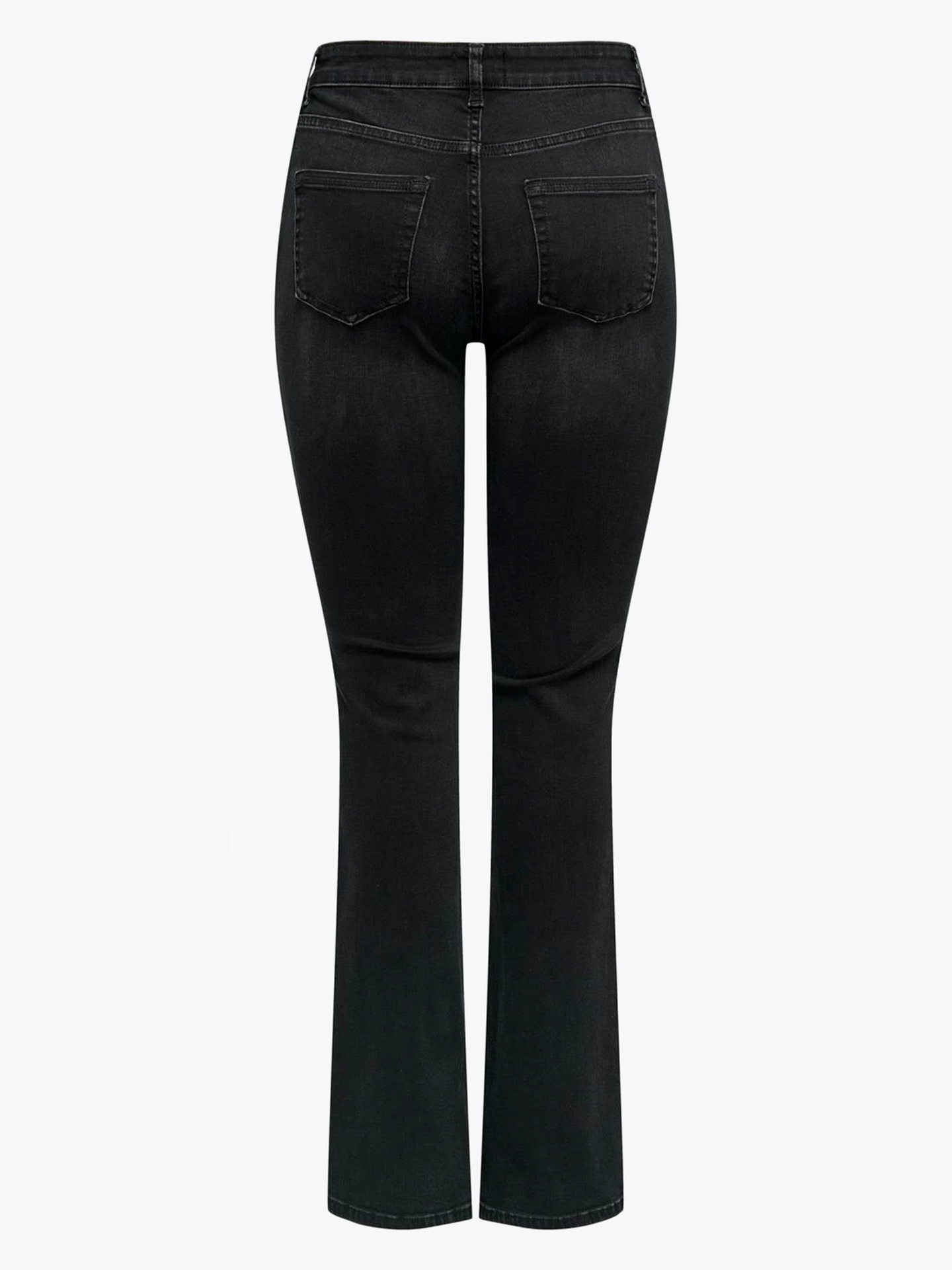 Blush Mid Flared Denim