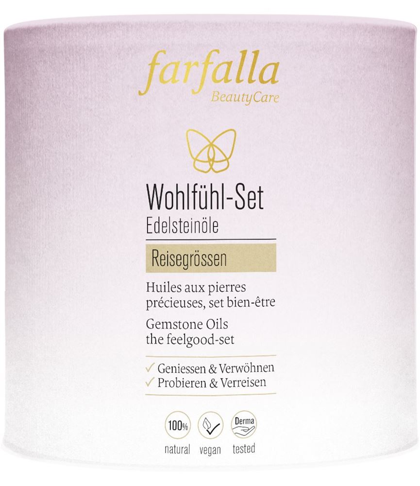 Farfalla Edelsteinöle Wohlfühlset<br>7 × 10 ml