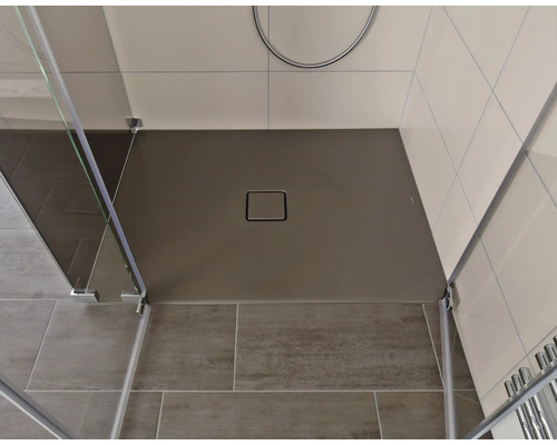 KALDEWEI CONOFLAT Secure Plus 783-1 douchebak, 90 x 90 x 3,2 cm, warmgrijs, 85 mat, antislipcoating over het gehele oppervlak, 465300012674