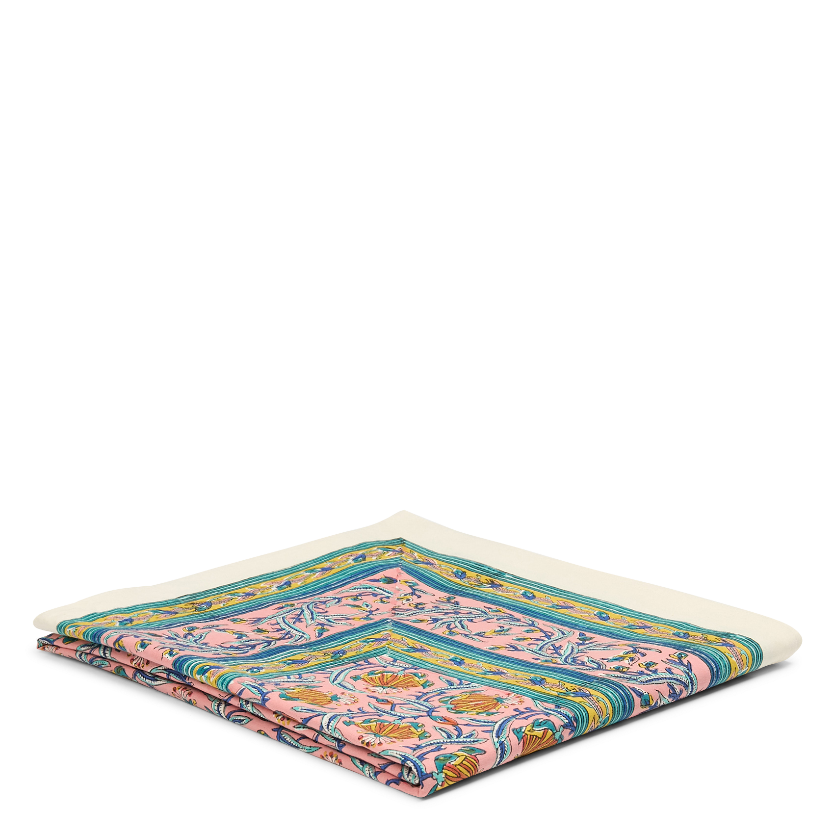 Nappe imprimée en coton | Multicolore